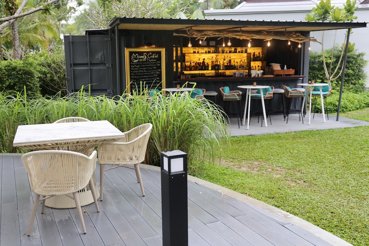 Mama's Kitchen serves up Thai street food out of shipping containers overlooking Nai Yang Beach.