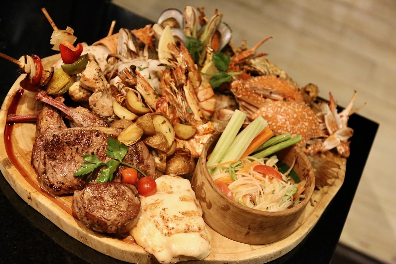 Big Fish specializes in fresh seafood and succulent Australian steaks.