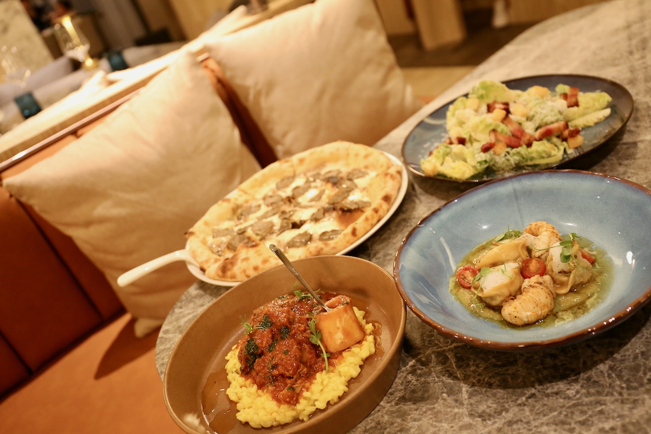 Delicious pizza, pasta and decadent seafood at La Tavola. 