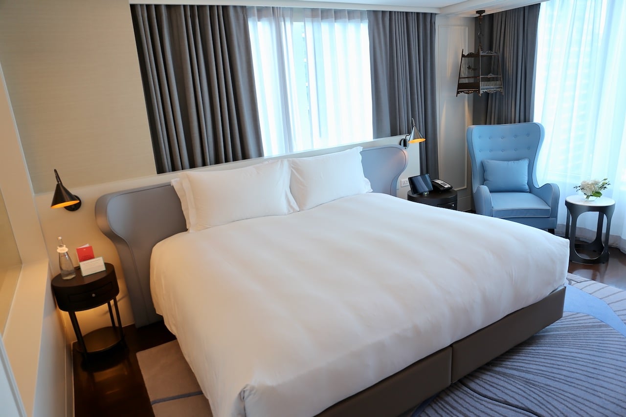 Sofitel Bangkok Sukhumvit Hotel Suite Bedroom.