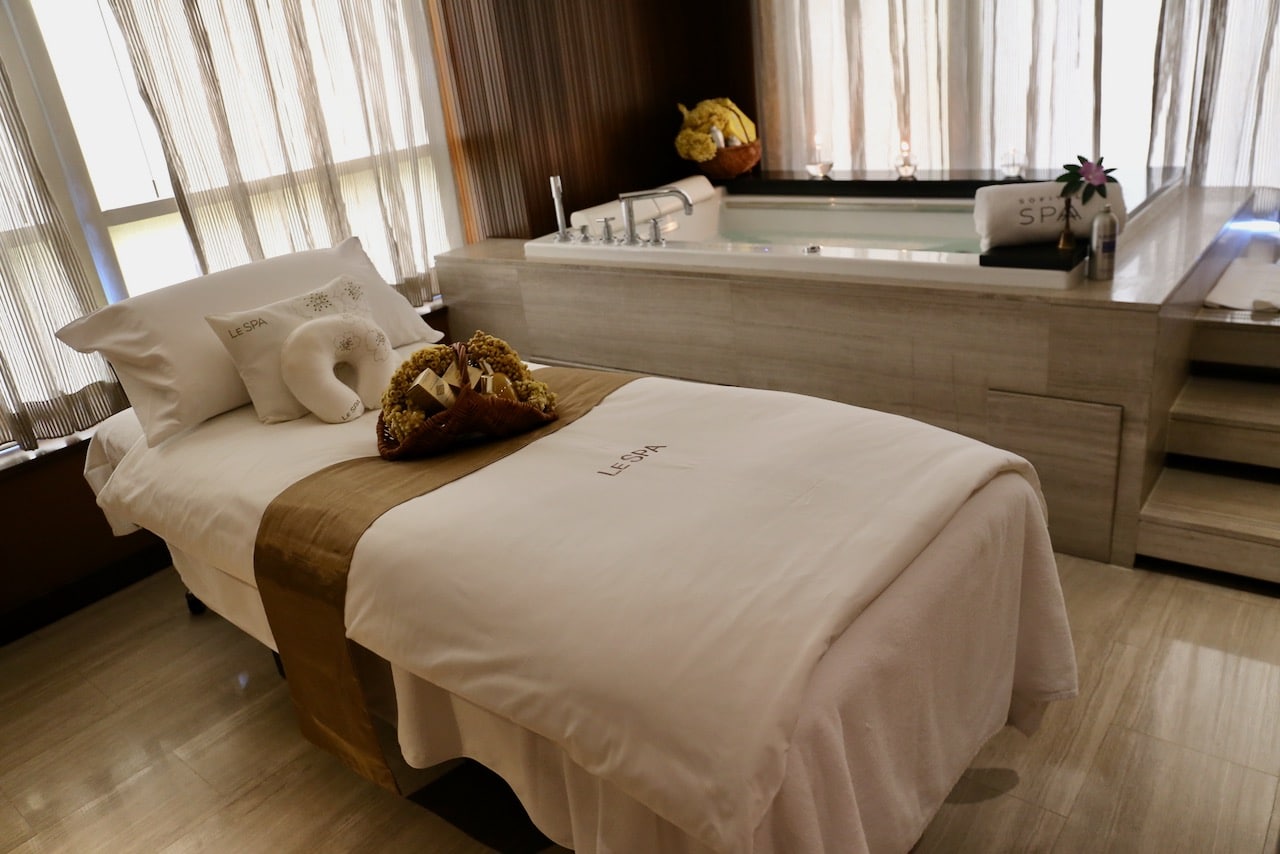 Romantic treatment suite at Le SPA With L'Occitane.