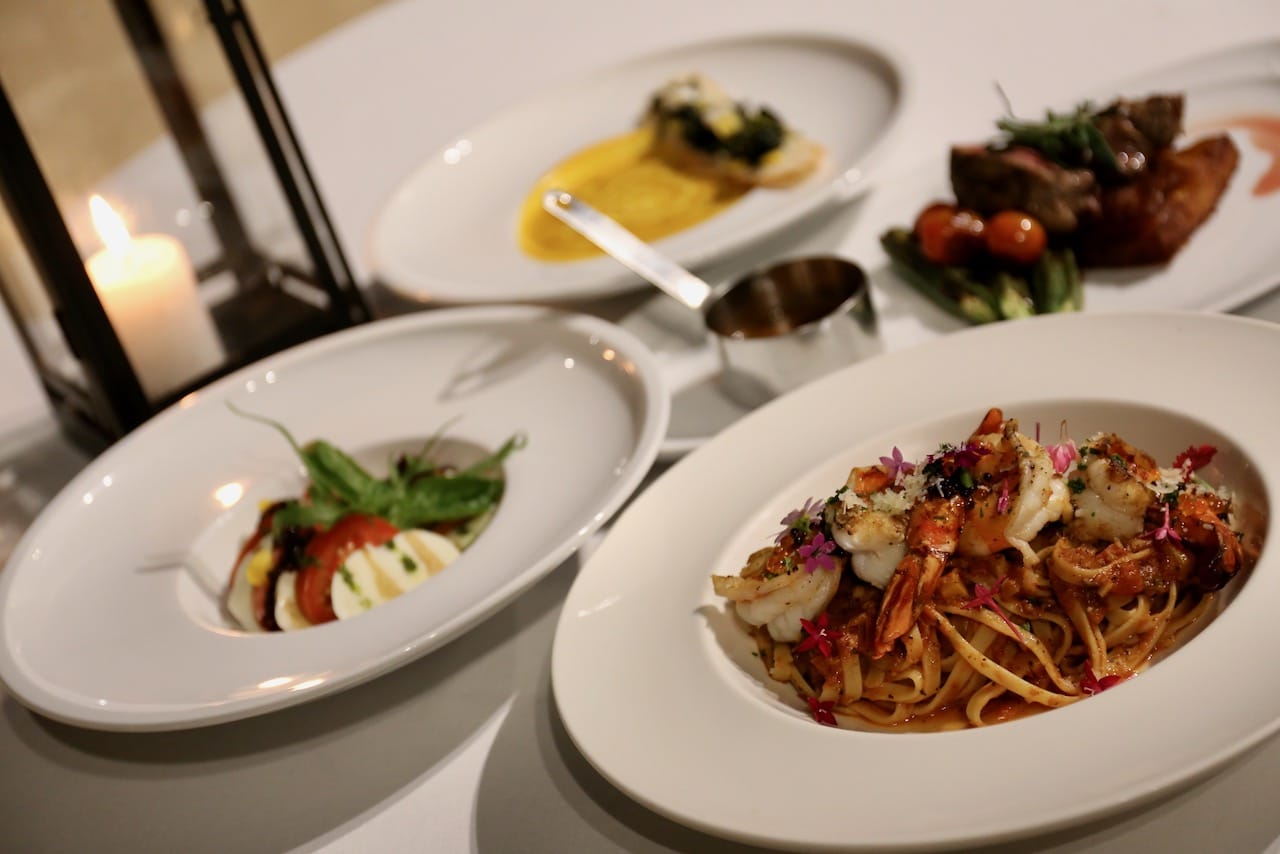 Enjoy fresh seafood and steaks at My Grill Restaurant.