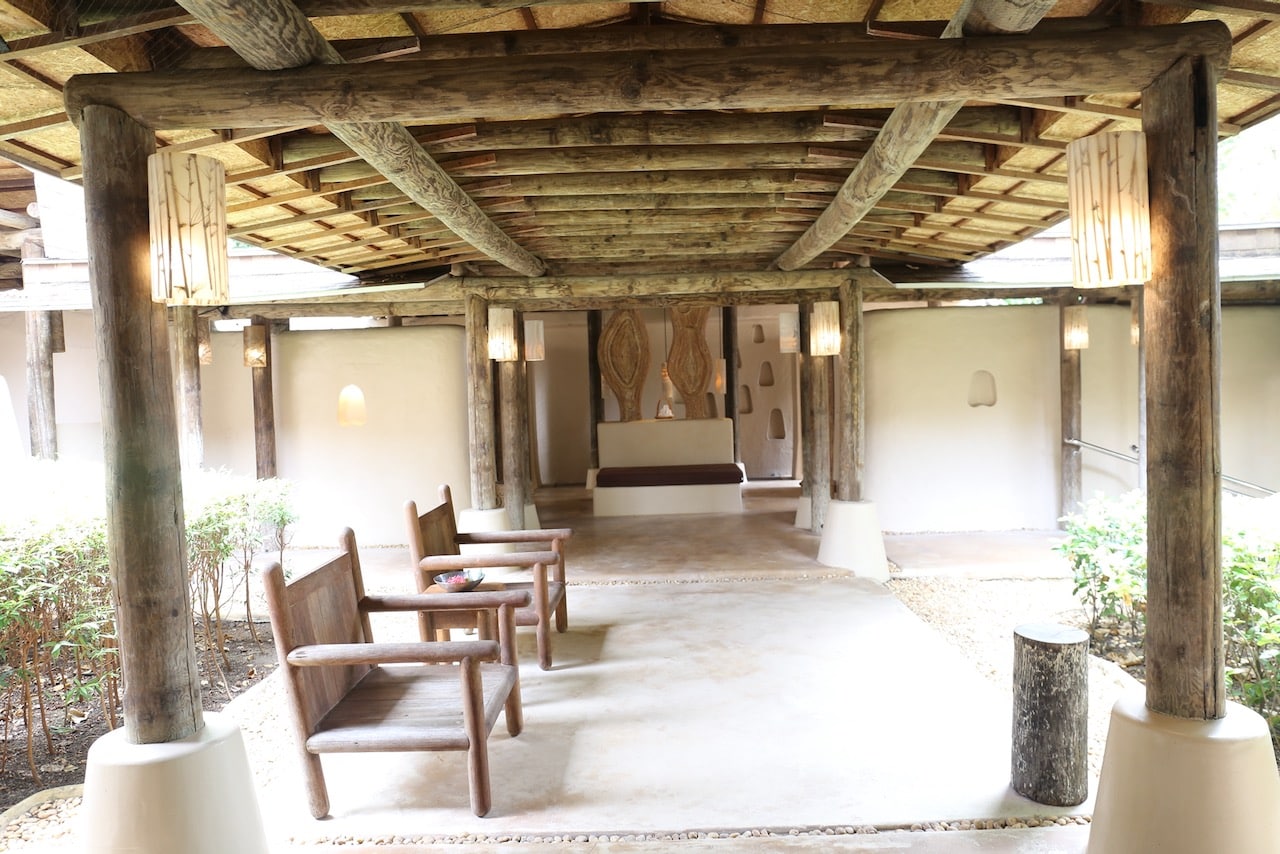 Spa Naka has a rustic eco-lodge vibe featuring timber sourced locally.