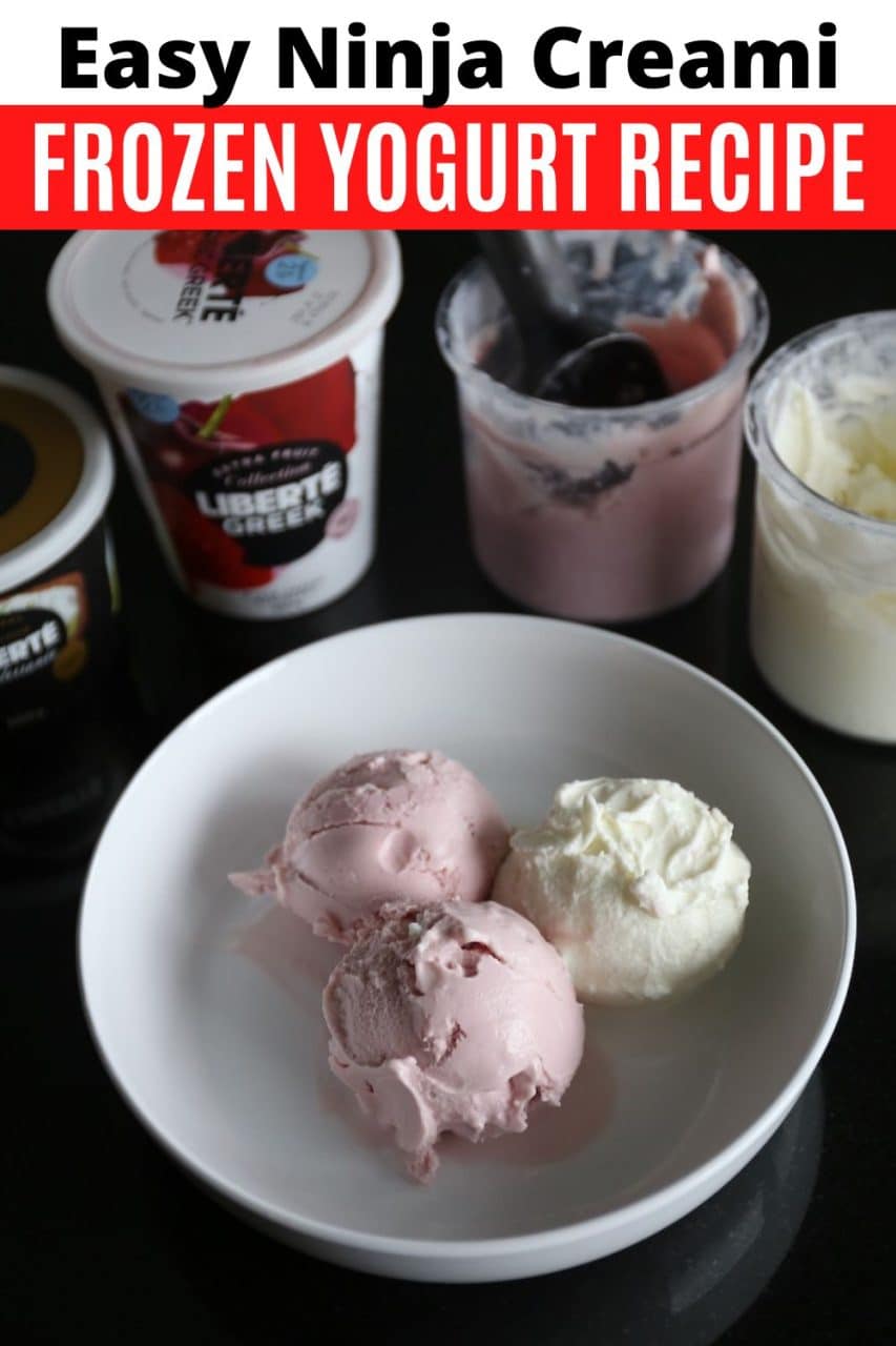 Save our Easy Ninja Creami Frozen Yogurt recipe to Pinterest!