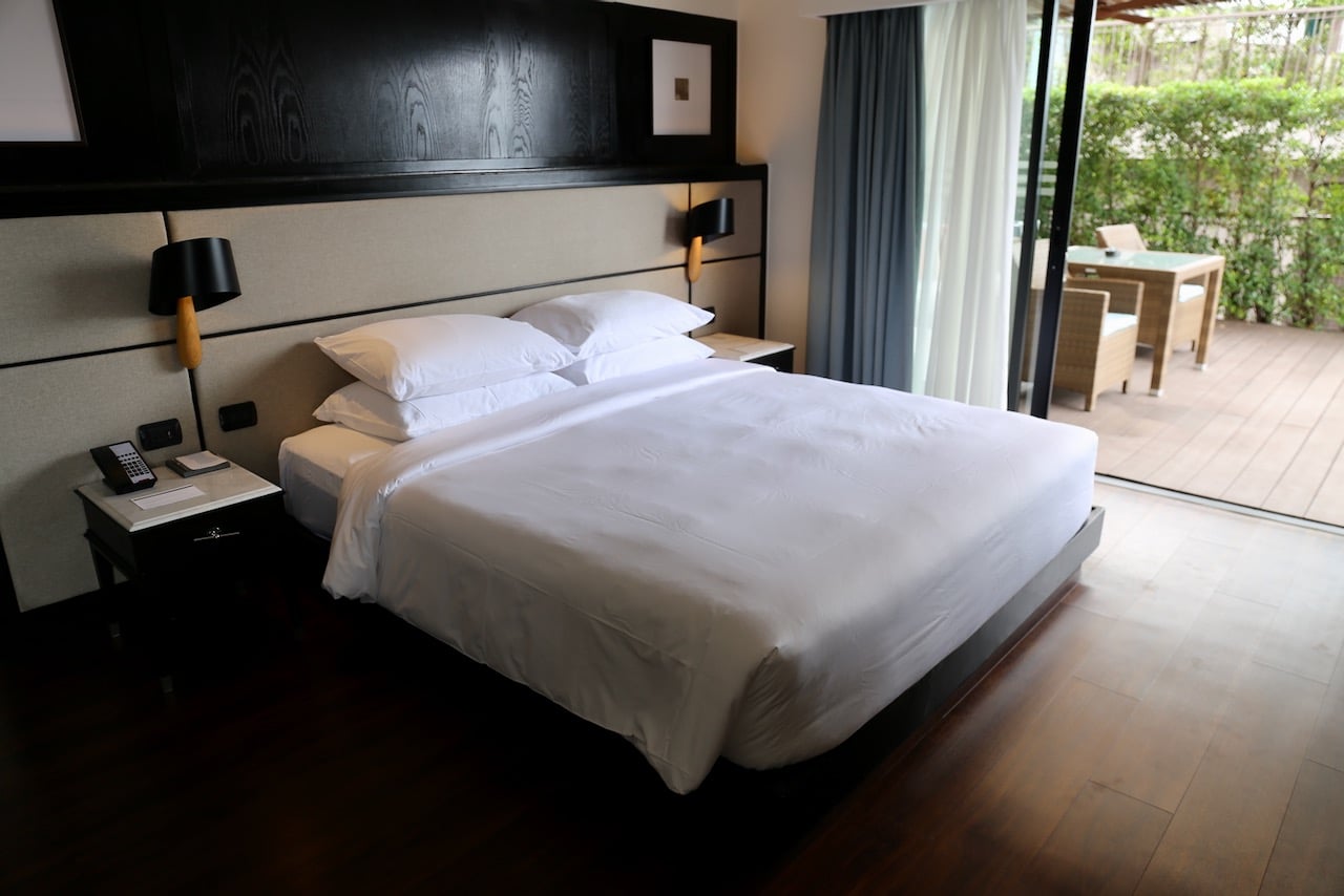 Hyatt Regency Phuket Resort Bedroom.