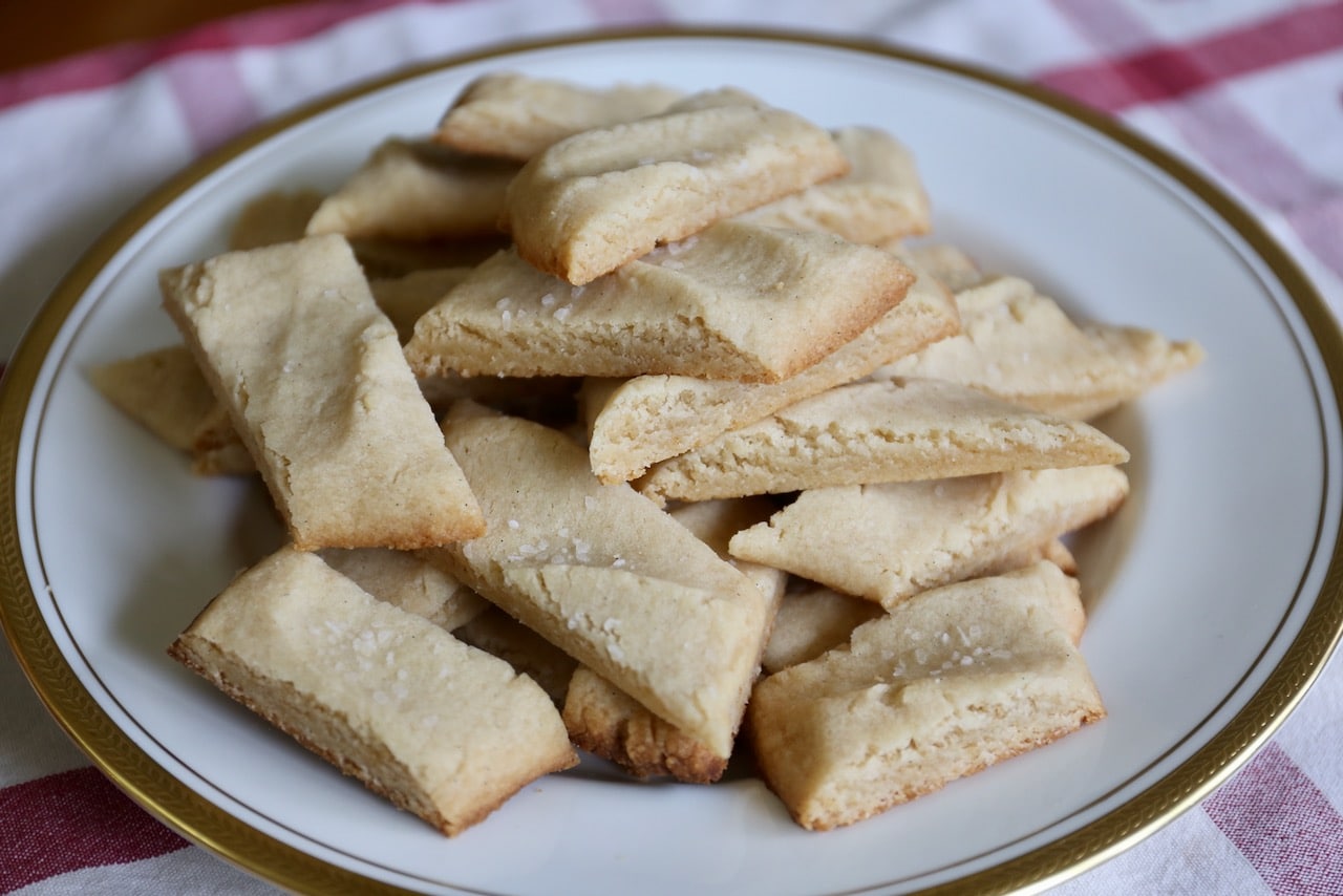 These Caramel Cuts are a popular holiday cookie in Sweden.