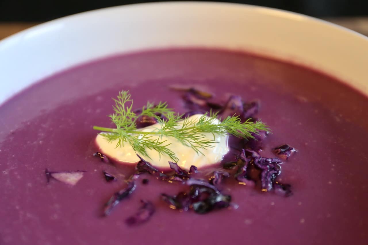 Creamy German Red Cabbage Soup Recipe