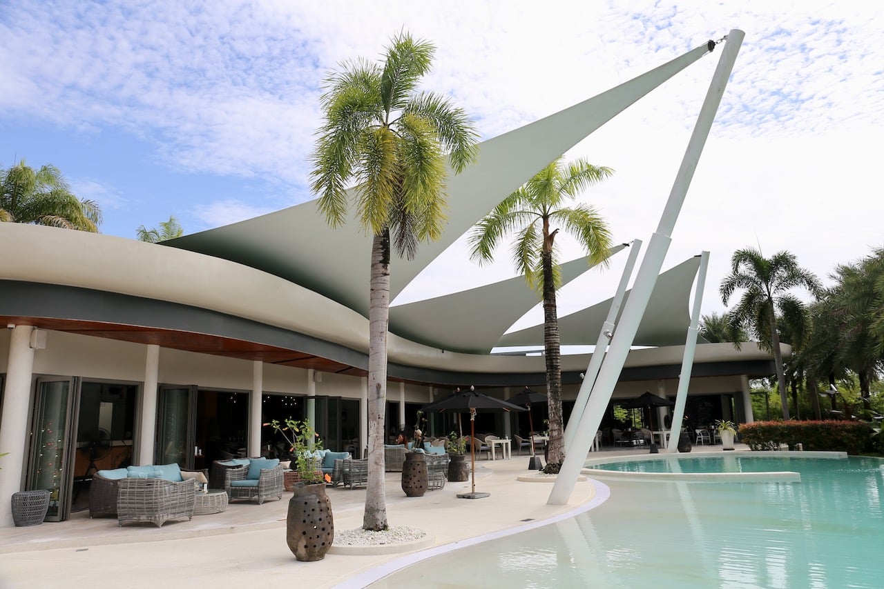 Firefly is the hotel's signature all-day-dining restaurant, which sits perched over the swimming pool.