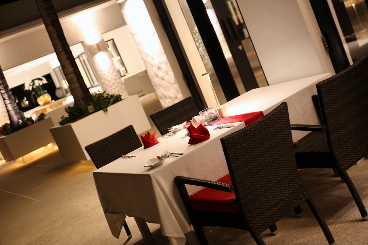 Enjoy refined Italian cuisine on a pretty patio at The Fire Grill.