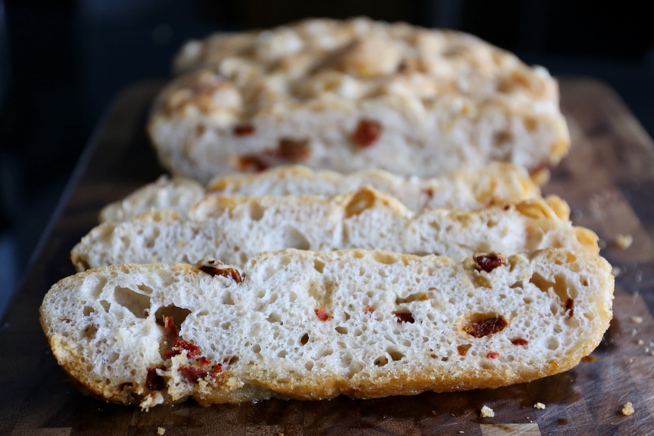 Serve slices of this focaccia with your favourite Italian soups or stews.