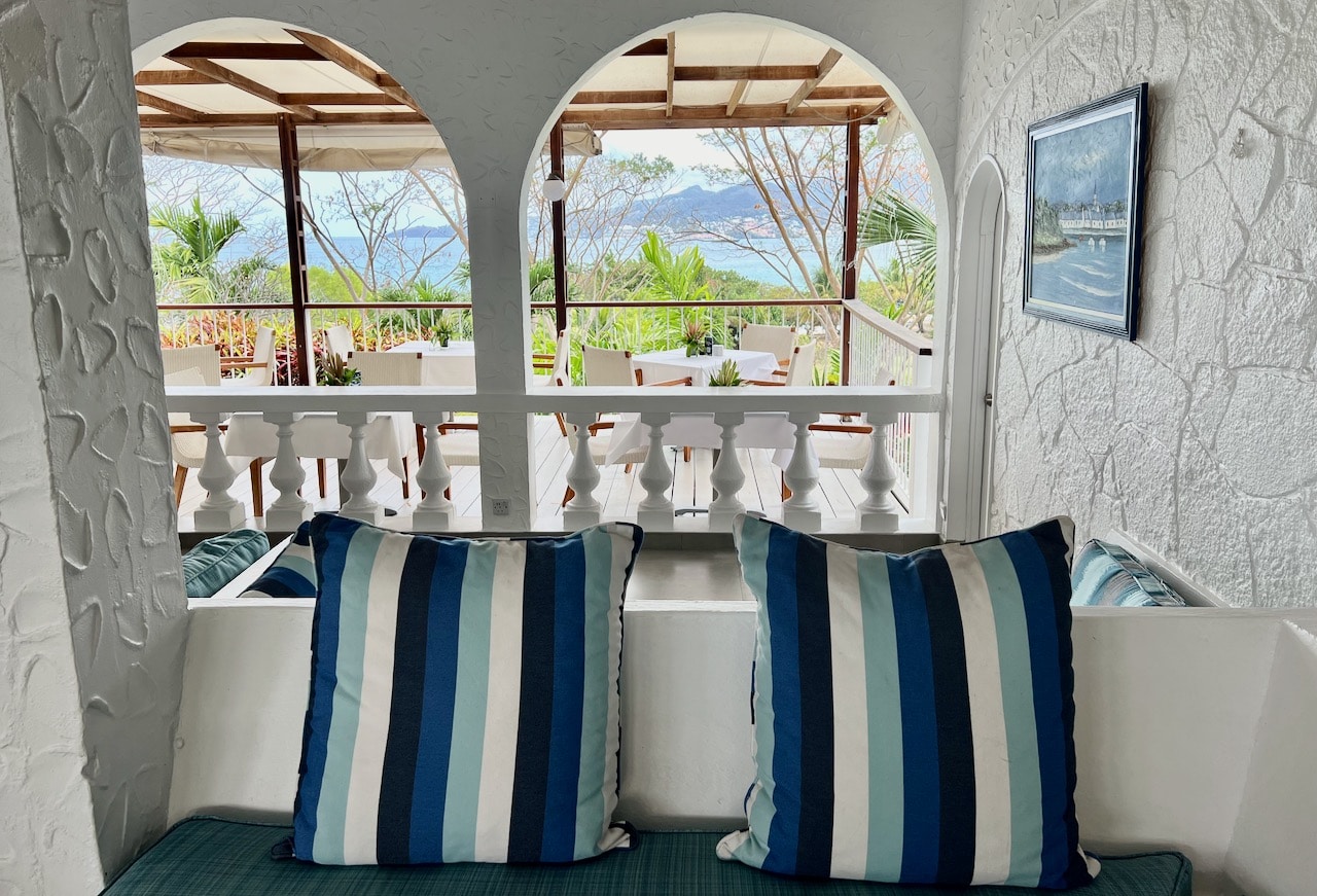 The lobby at Mount Cinnamon Resort offers beautiful panoramic views of St. George.