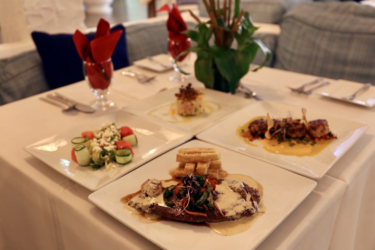 Savvy's Restaurant is the hotel's fine dining concept serving Caribbean flavours.