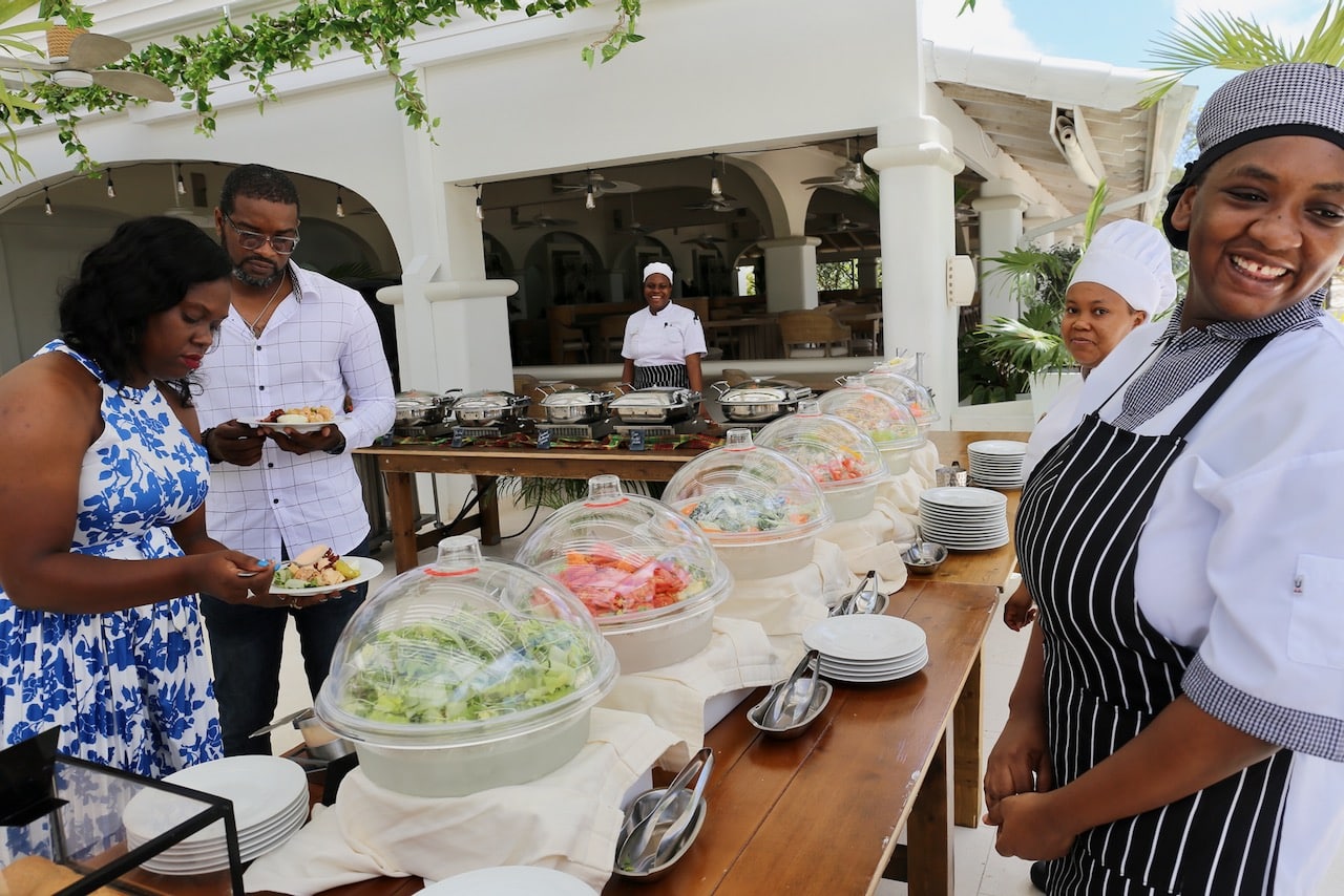 A culinary highlight at Spice Island Beach Resort is the Sunday Caribbean Brunch Buffet. 