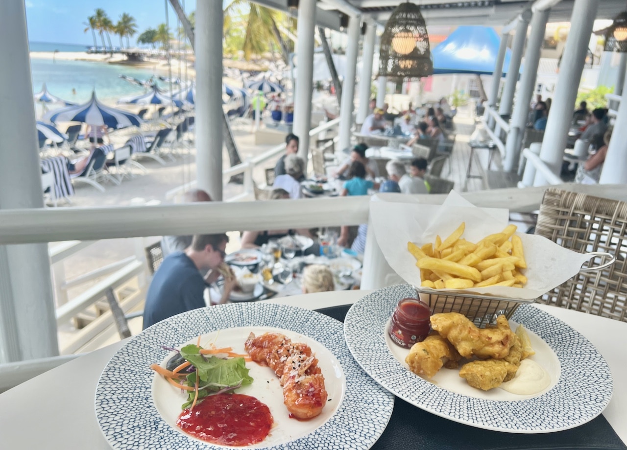 Jammers is the resort's signature restaurant offering beautiful views over the beach.