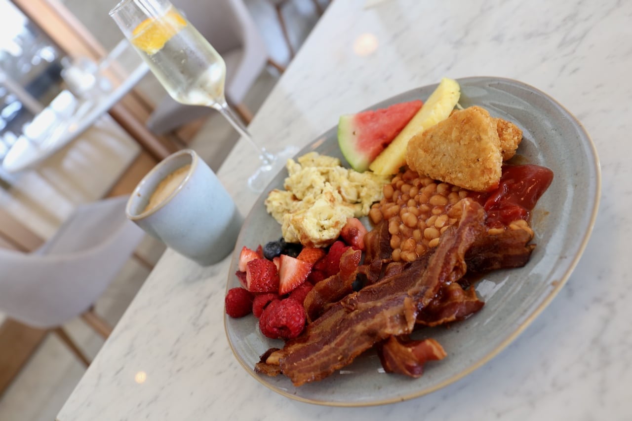 Buffet breakfast at The Mediterranean Market.