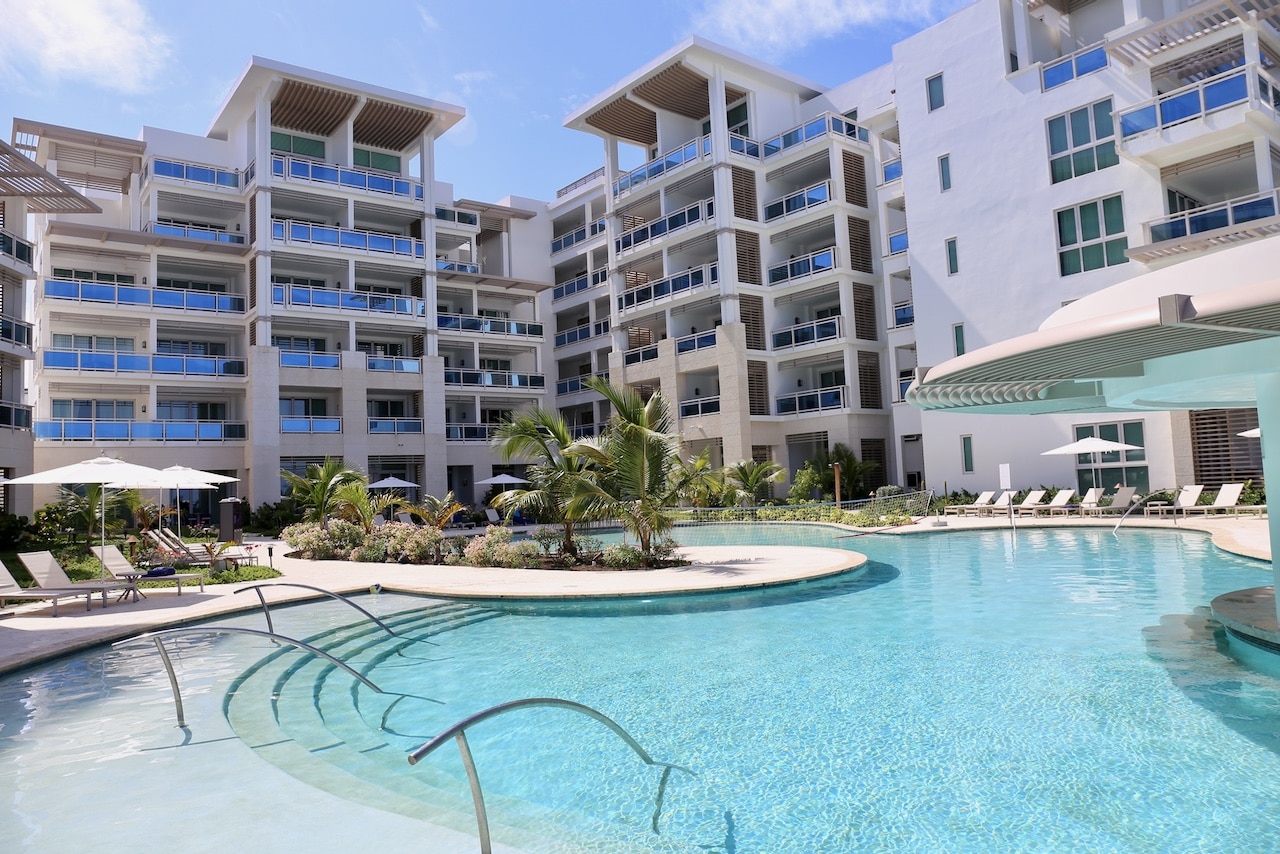 Swimming pool at Wyndham Grand Barbados.