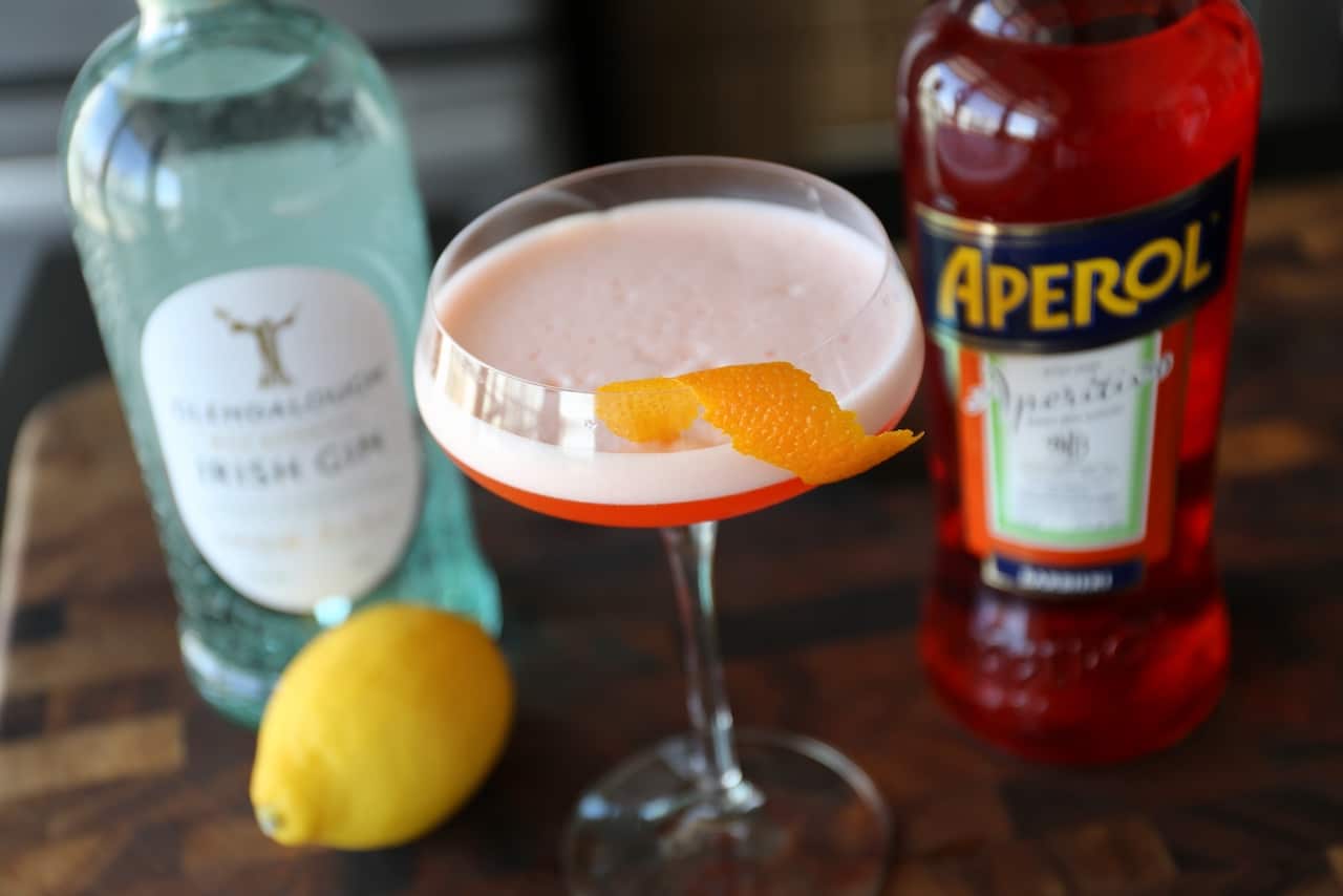 We love serving refreshing Aperol Sour cocktails in the summer.