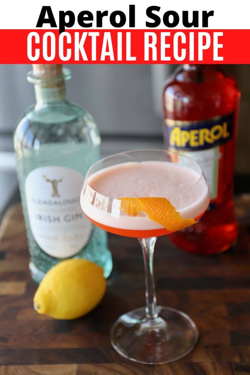 Save our classic Aperol Sour recipe to Pinterest!