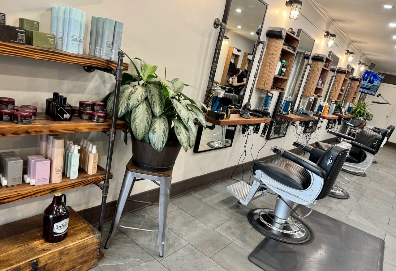 Axe and Hatchet Barber Shop in Toronto's fancy Yorkville neighbourhood. 