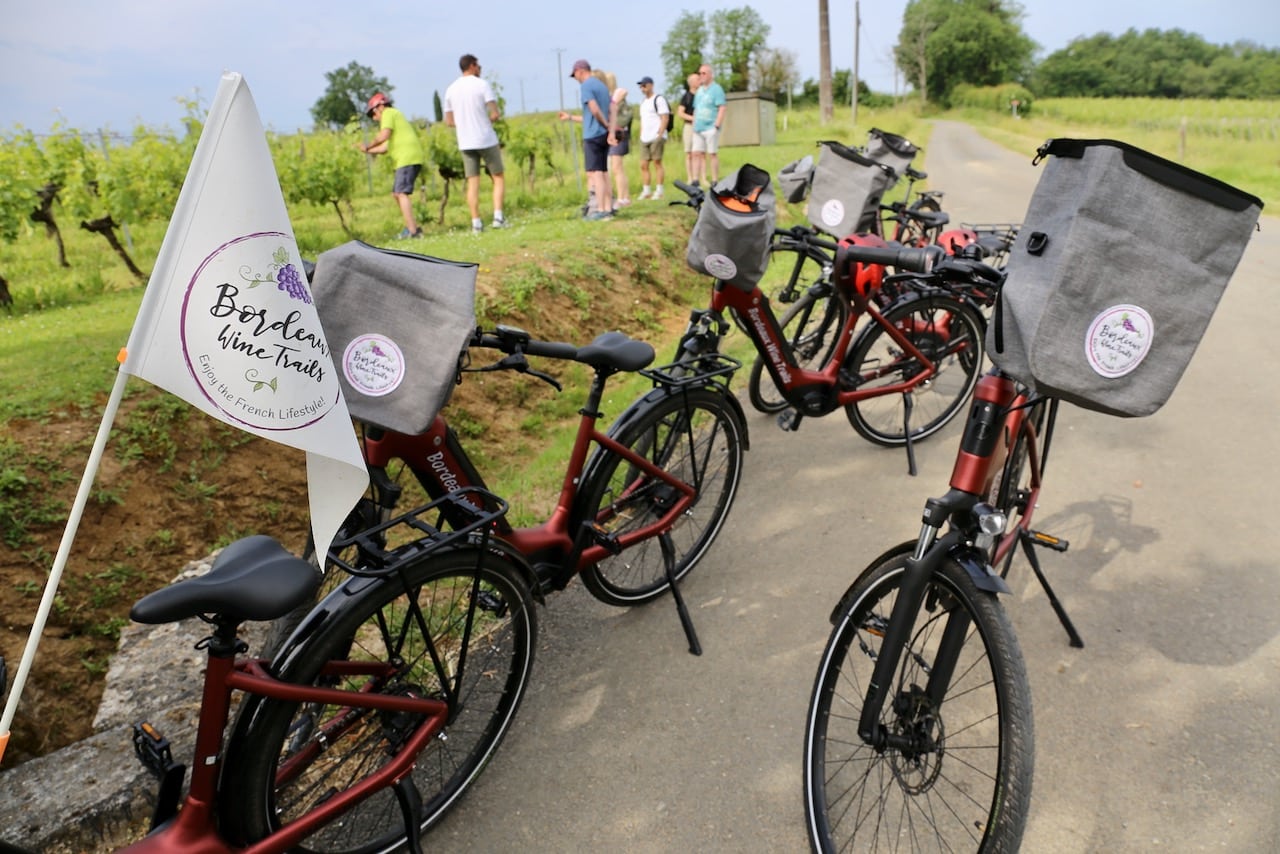Spend Day 3 of your Bordeaux Travel Itinerary on a bike tour of Saint Emilion wine region.