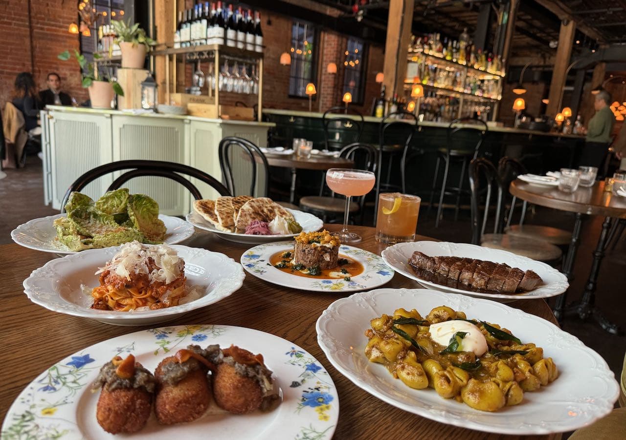 Lapinou is a romantic French bistro on King West with an excellent cocktail bar. 