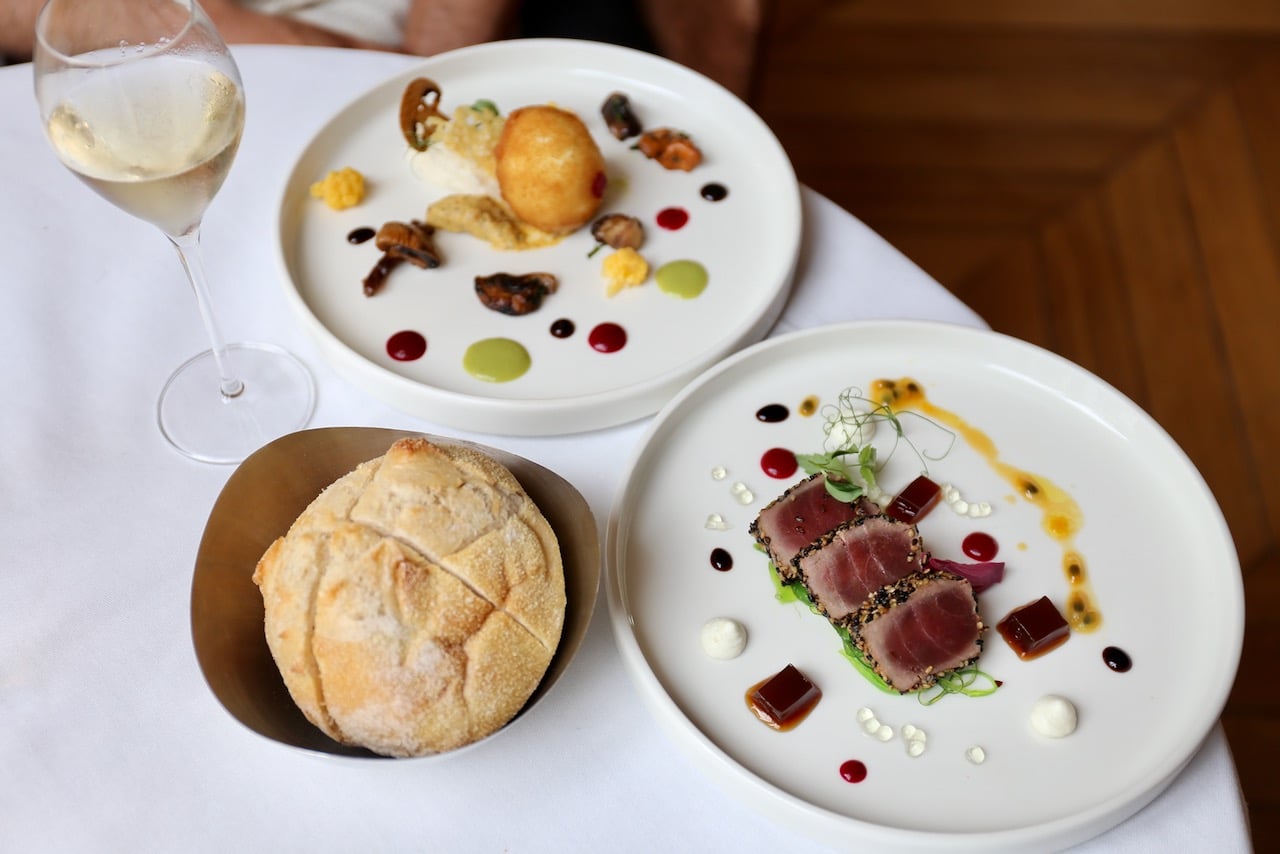 Chateau de Fiac's Renaissance Restaurant offers a daily gastronomic menu.