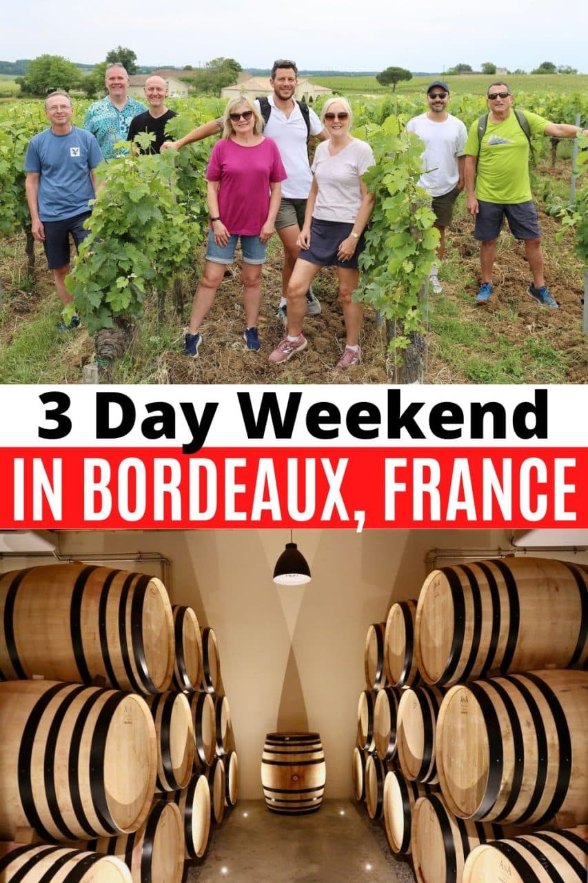 Save our Best 3 Day Weekend Bordeaux Travel Itinerary to Pinterest!
