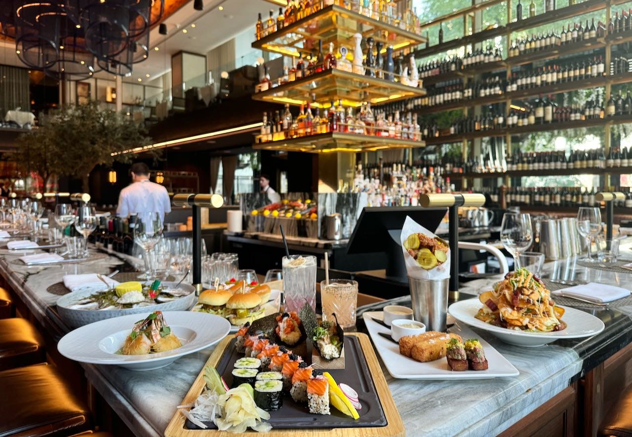 Happy Hour at Black + Blue in Toronto's Financial District.