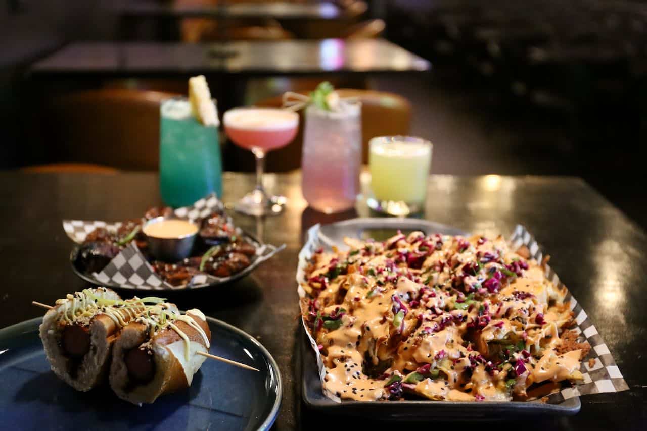 Pocketchange Bar is a cool cosmopolitan cocktail bar serving Asian fusion shareable snacks. 