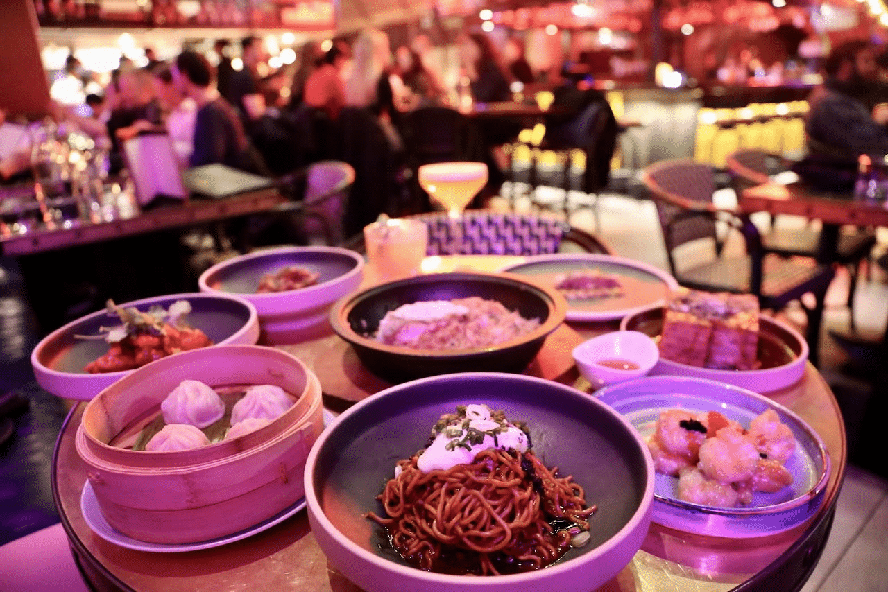 Enjoy Asian inspired cocktails and dishes at Dasha's happy hour.