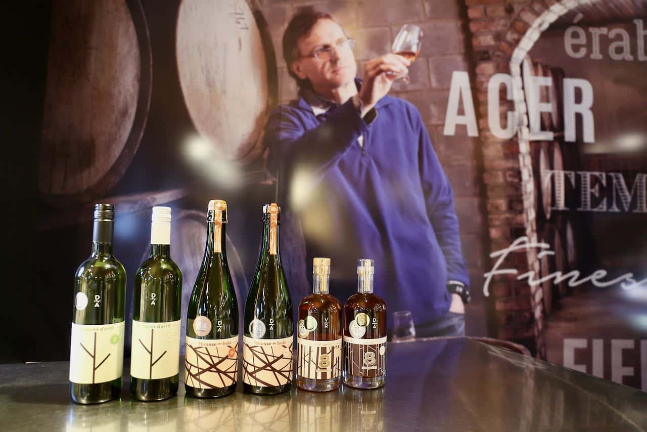 Domaine Vallier Robert produces unique maple syrup alcoholic beverages.