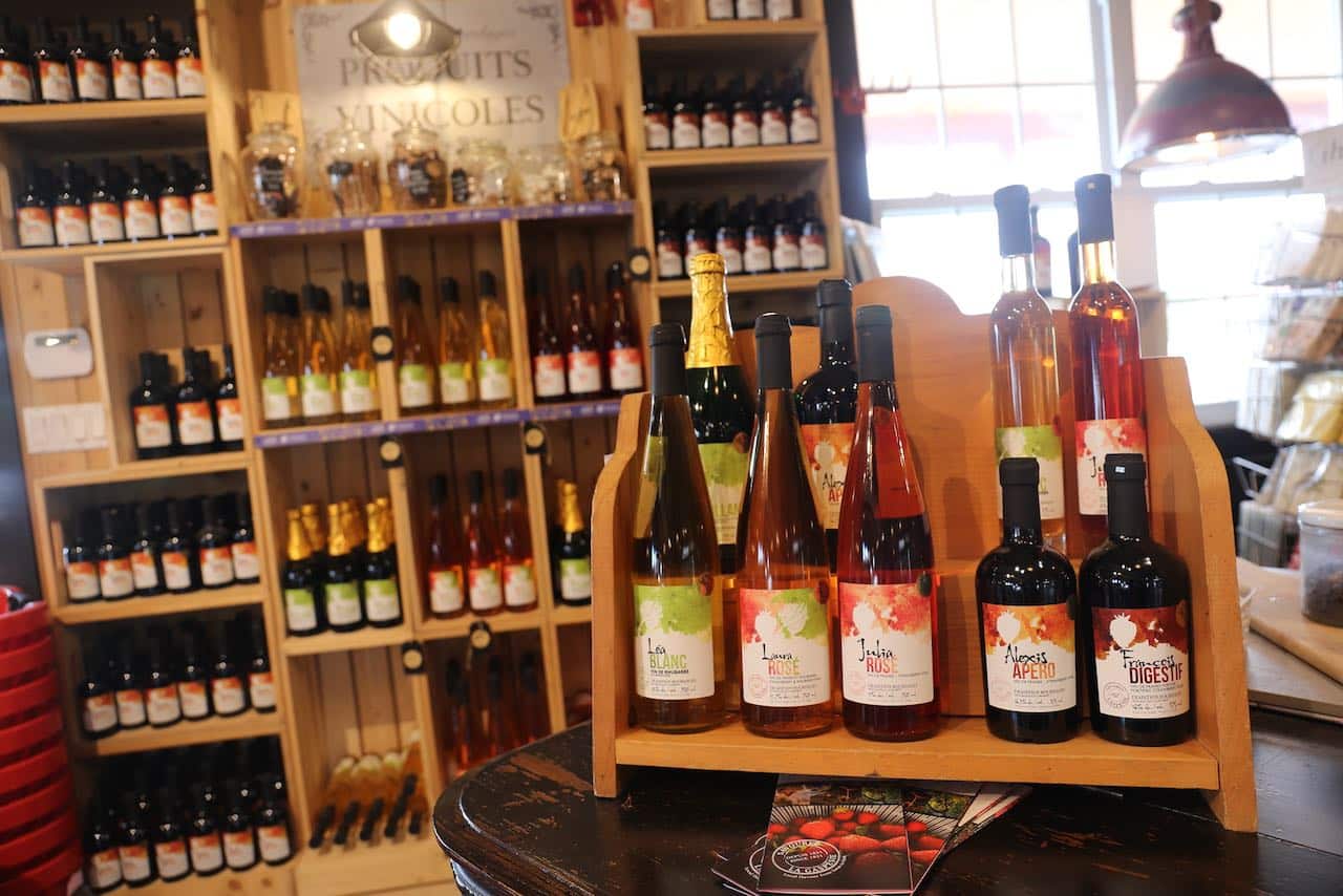 Sip Strawberry Wine at Ferme Bourdages Traditions.