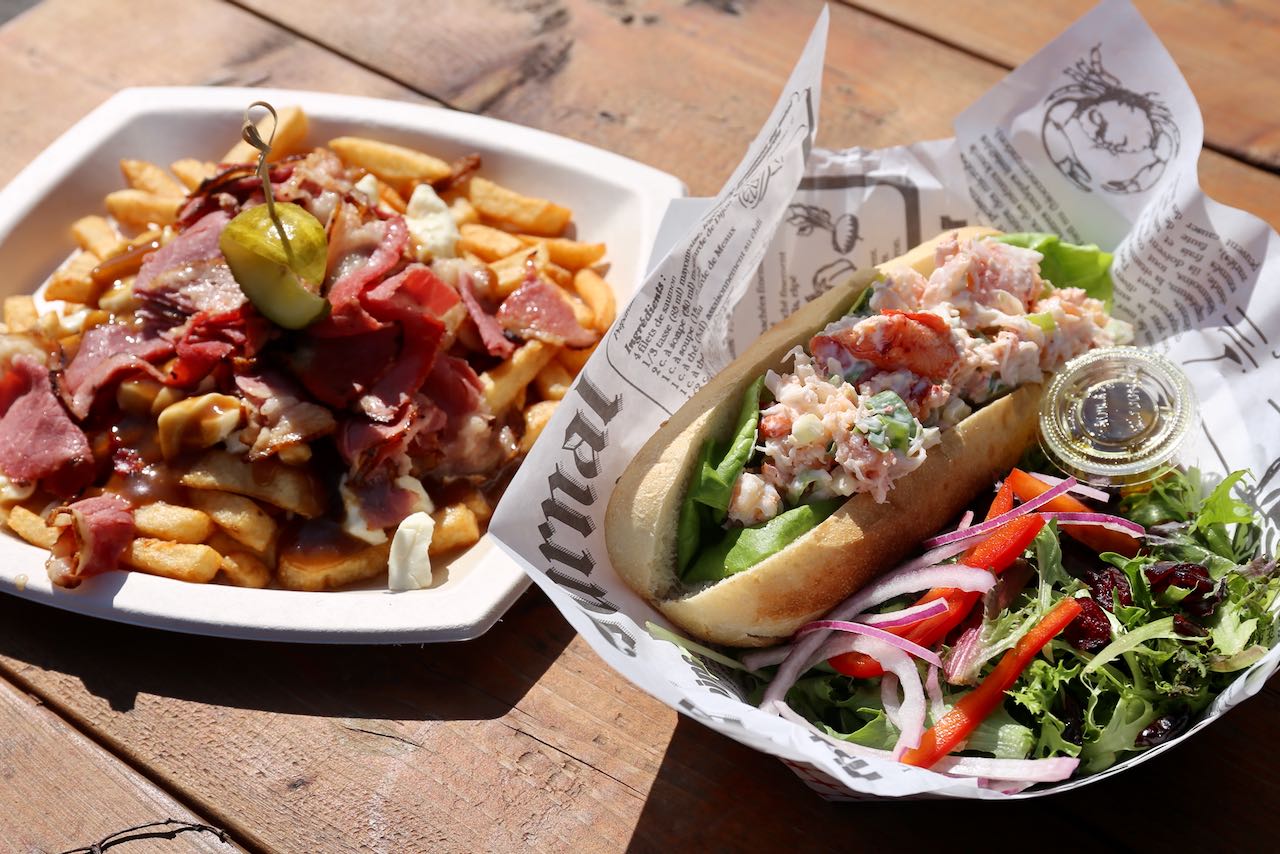 One of the most memorable meals on our Gaspe Peninsula Road Trip was Poissonnerie Lauzier.