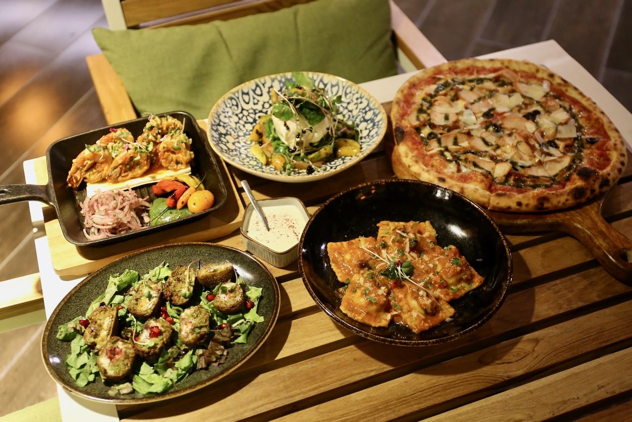 Enjoy a taste of the Mediterranean at Tahini Terrace. 