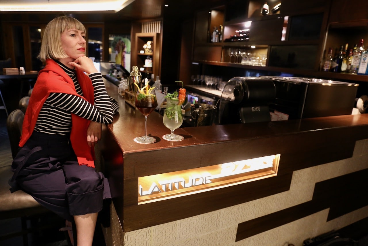 Enjoy a spicy mojito prepared with local chilies at Latitude 27, the hotel's lobby bar.