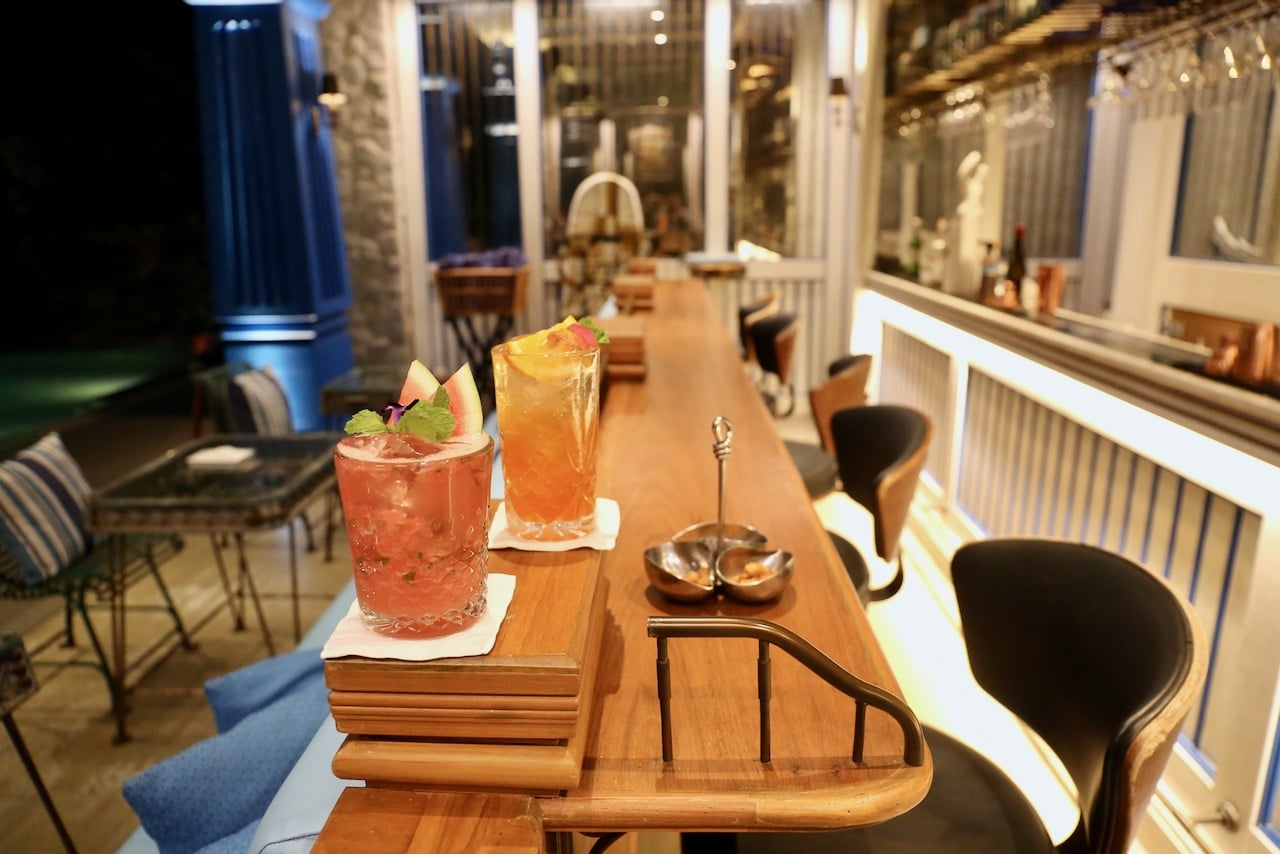 Enjoy pool-side cocktails at Terminus Bar.