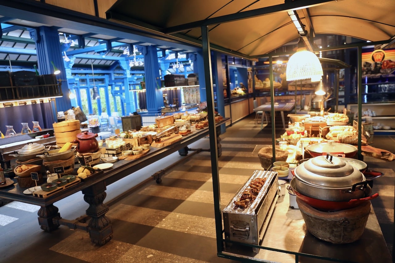 Breakfast buffet at Intercontinental Khao Yai.