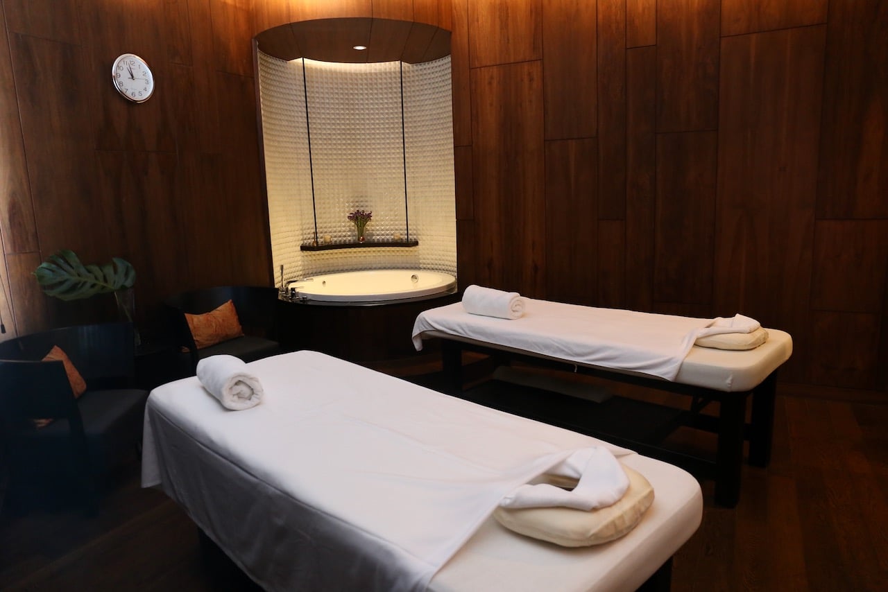 Enjoy a couples massage at Anne Semonin Spa.