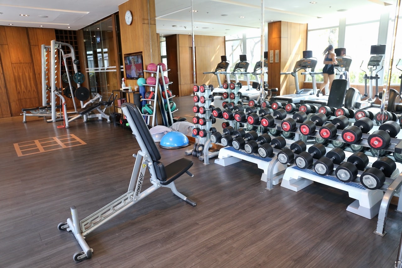 Bangkok Marriott Hotel Sukhumvit has a 24 hour gym.