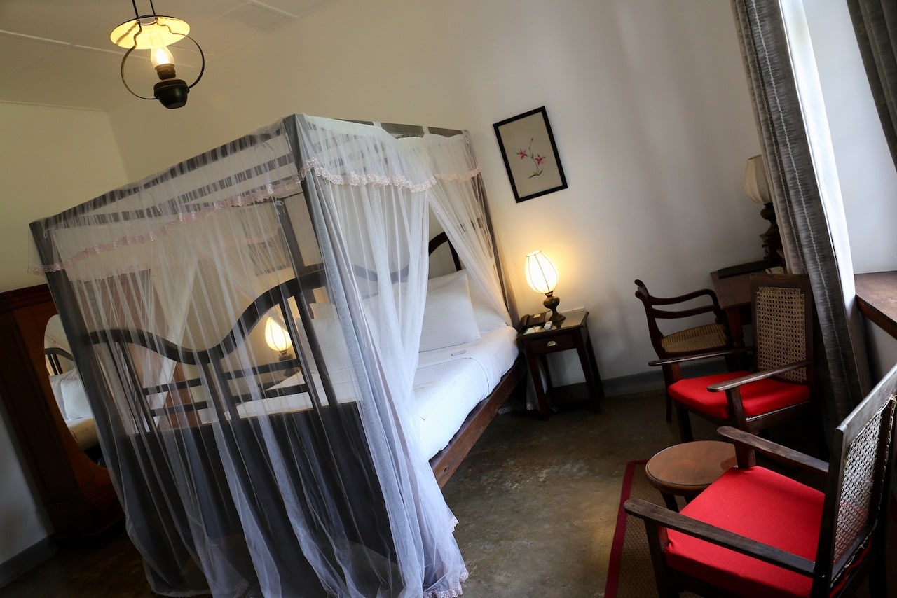 Beautiful antiques adorn a Bungalow Suite.