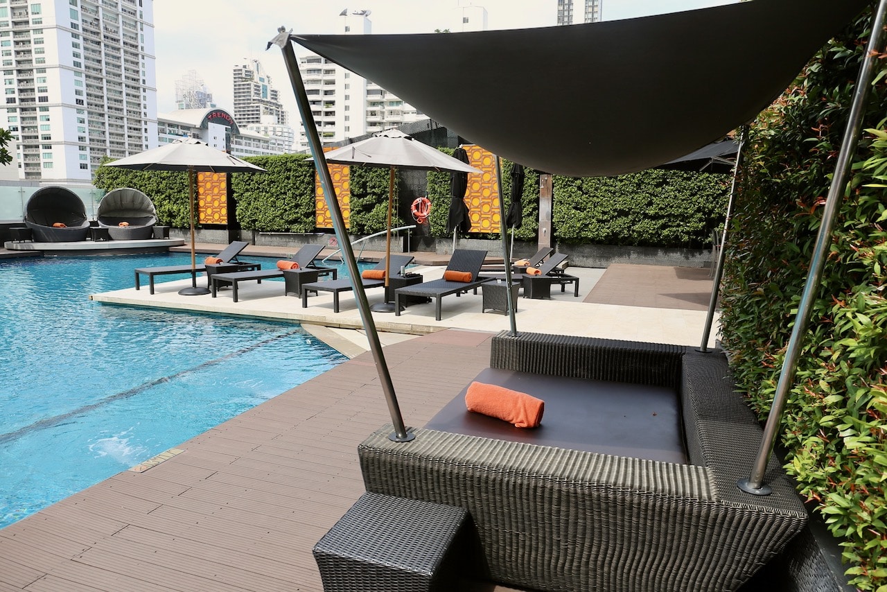 Rooftop pool at Westin Grande Sukhumvit in Bangkok.