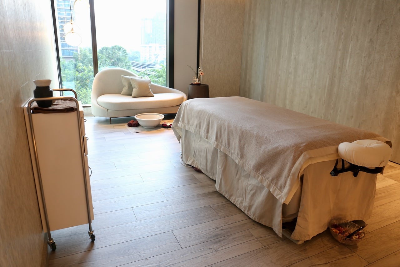 Enjoy a traditional Thai massage at Amaranth Spa.