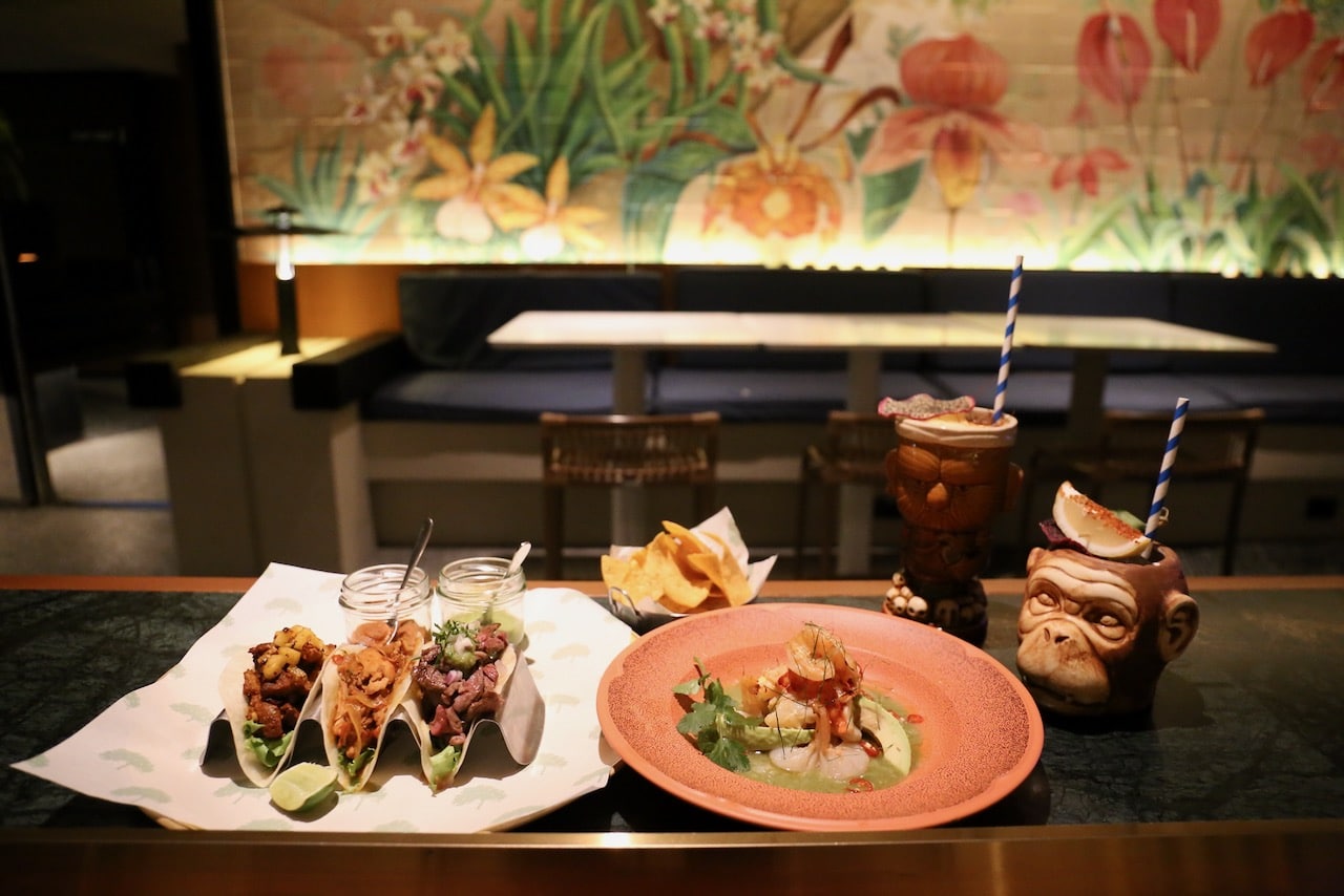 Bar Yard serves Mexican and American BBQ paired with tropical tikki cocktails.
