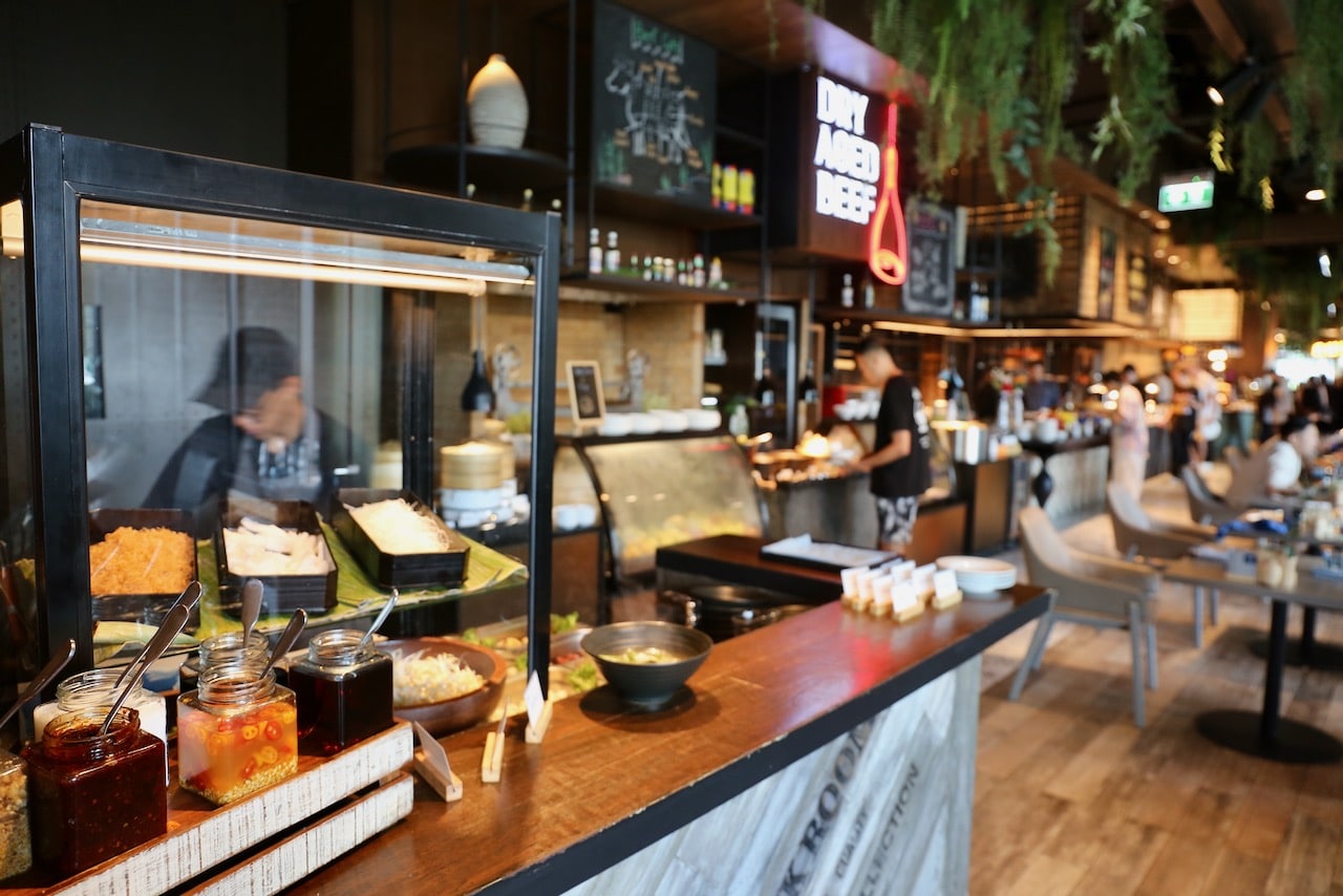 Enjoy a decadent breakfast buffet at Stock Room.
