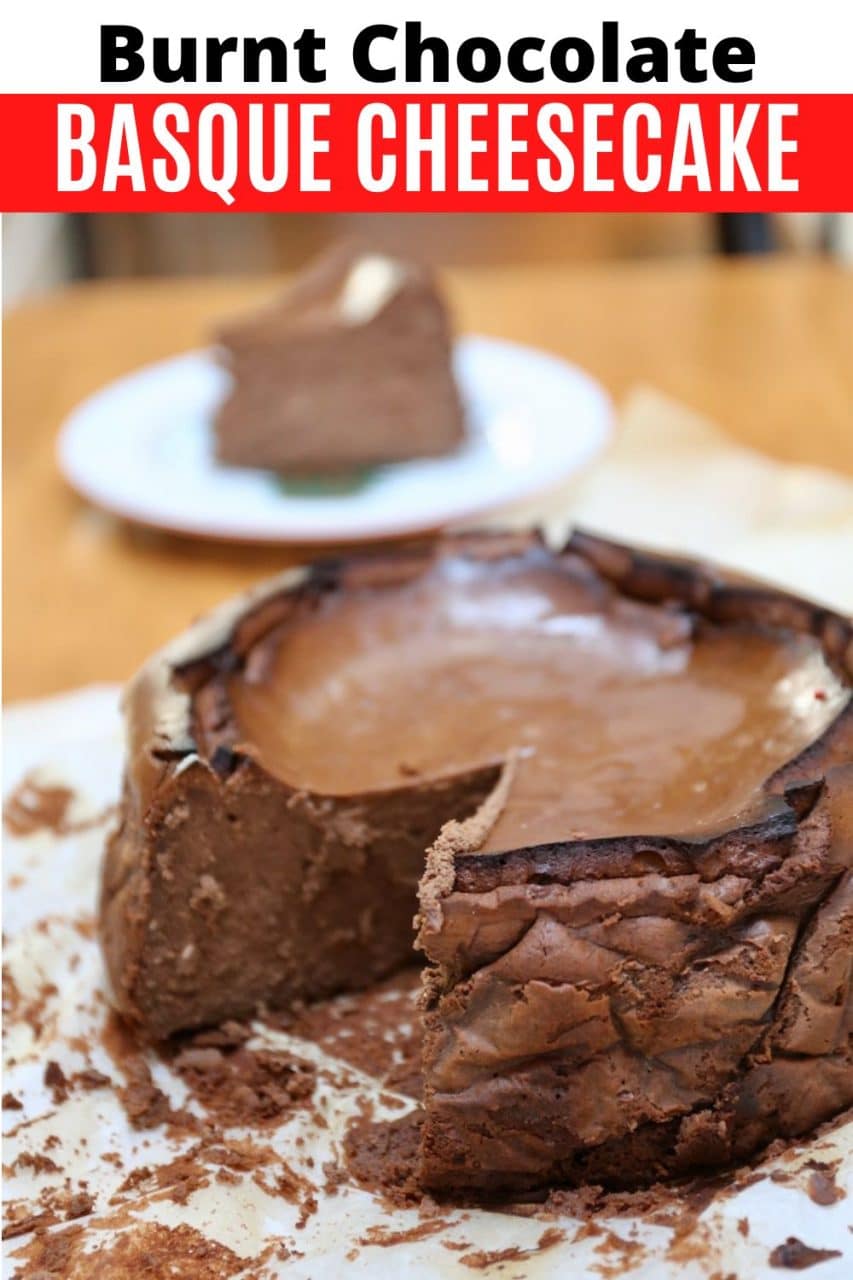 How to make Burnt Chocolate Basque Cheesecake.