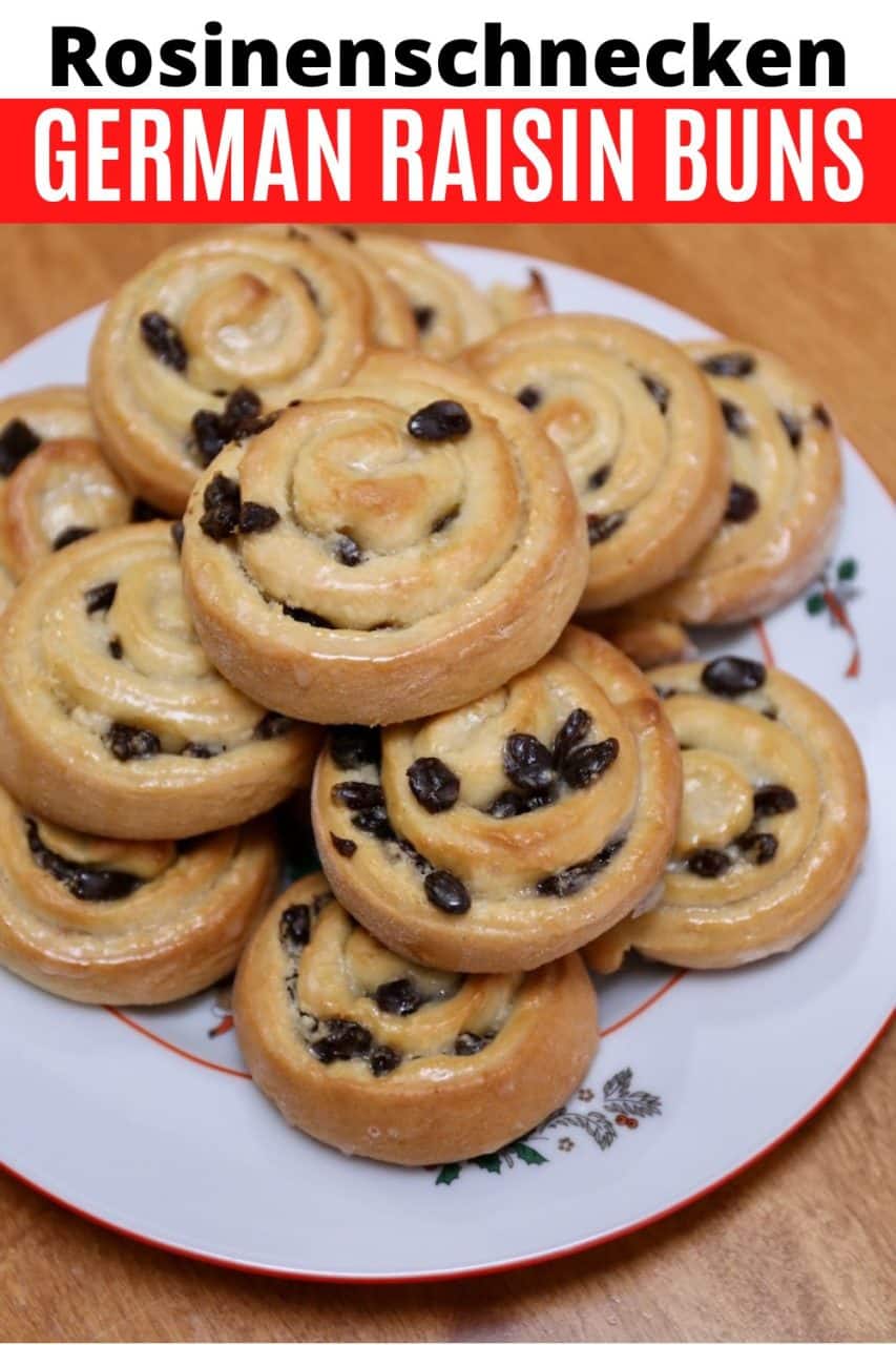 How to make Rosinenschnecken German Raisin Frangipane Spiral Buns.