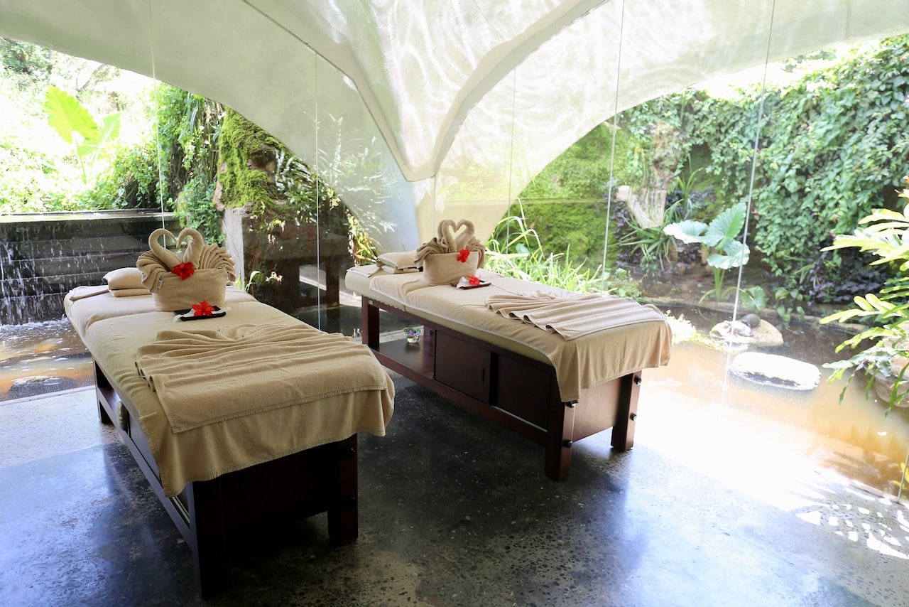 Enjoy a relaxing massage at Uga Spa.
