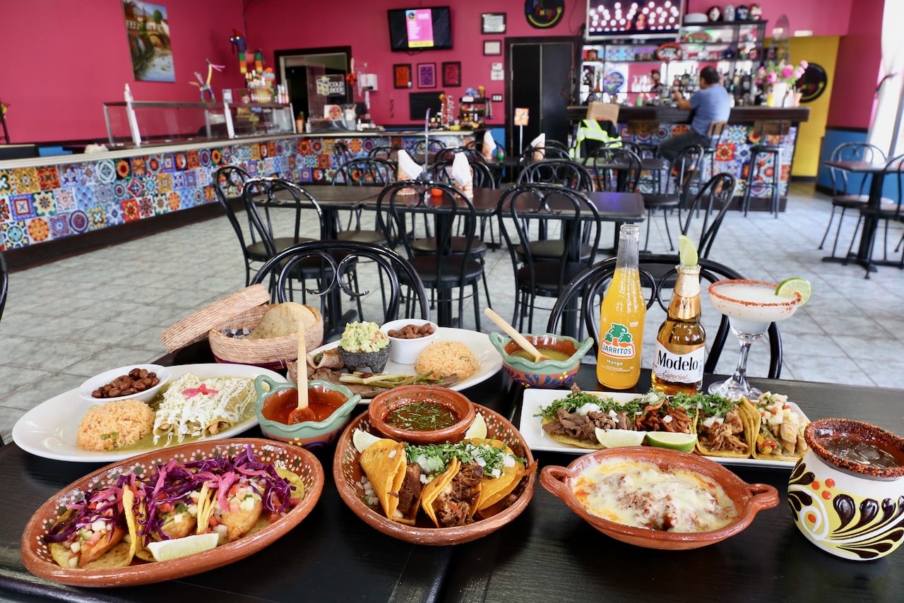 Feast on authentic Mexican dishes at Pa'l Antojo near Pearson Airport. 
