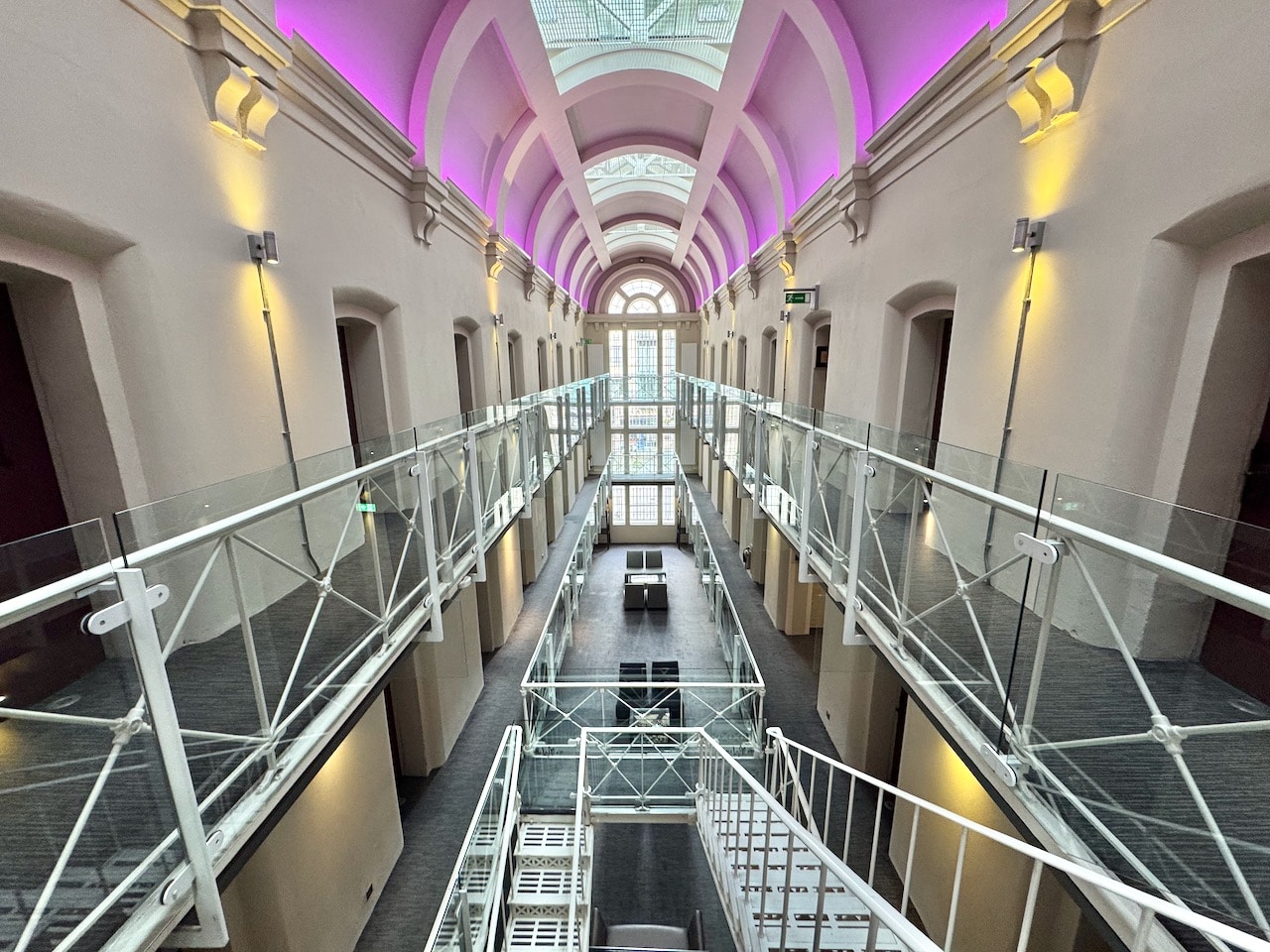 Stay in an old prison turned luxury hotel at Malmaison Oxford.