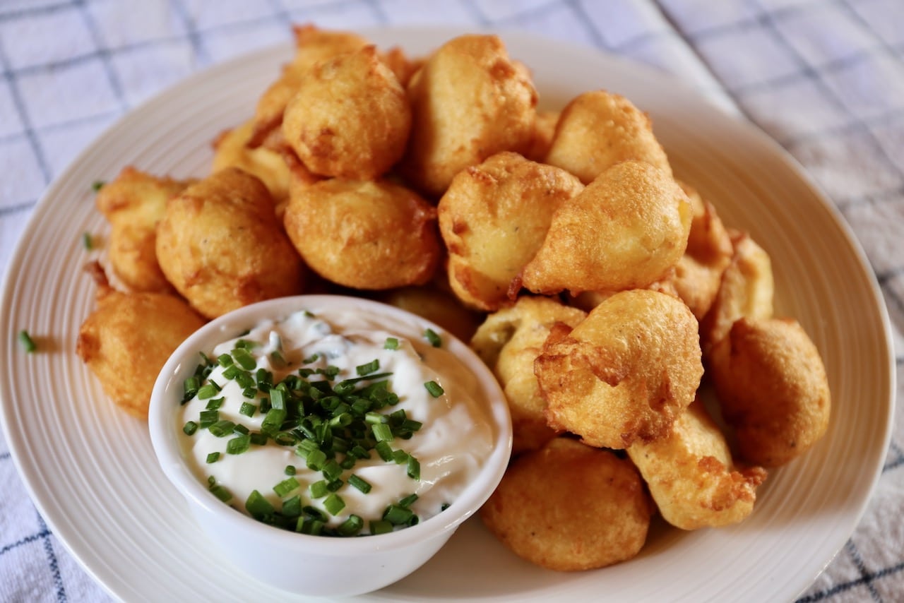 Transform classic holiday mashed potatoes into crunchy fritters.